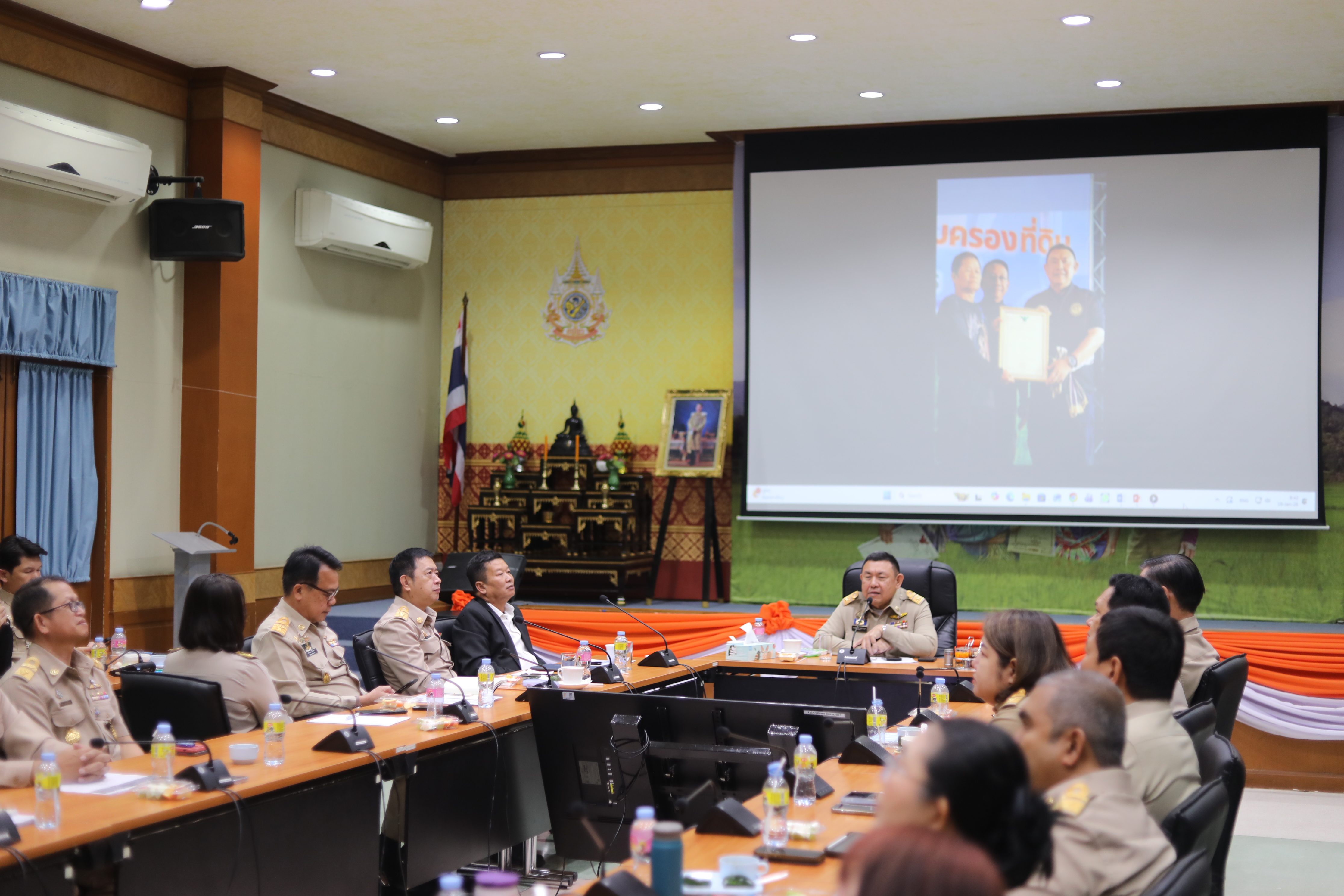 title - ส.ป.ก. จัดประชุม Morning Talk คณะผู้บริหาร เพื่อติดตามและขับเคลื่อนงานนโยบาย ส.ป.ก.